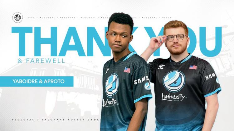 aproto und YaBoiDre verließen Luminosity Gaming