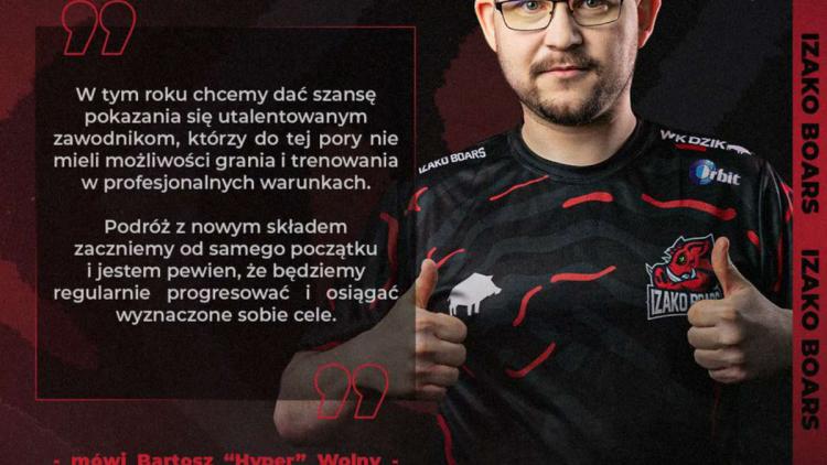 Hyper wird Izako Boars auch in der neuen Saison weiter trainieren