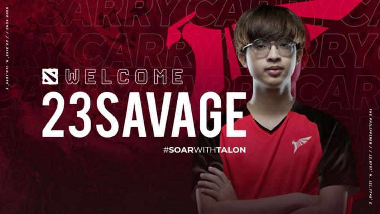 23 savage vervollständigt Talon Esports