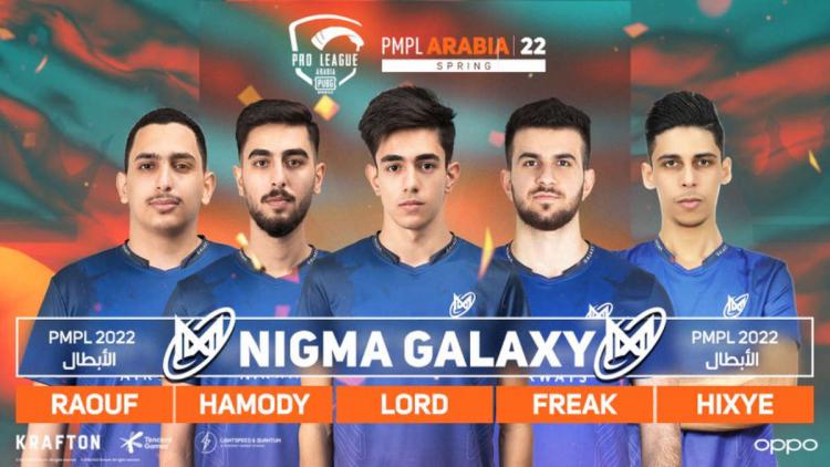 Nigma Galaxy wurde Champion PUBG Mobile Pro League - Arabia Spring 2022