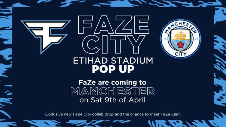 FaZe Clan und Manchester City kündigen Veranstaltung für Etihad Stadium an