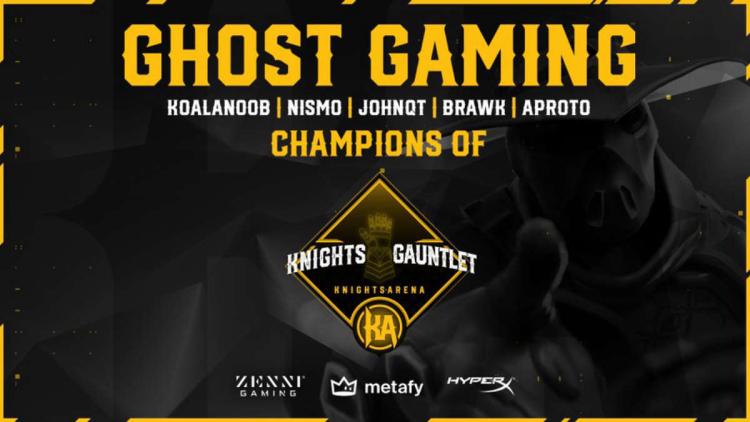 Ghost Gaming wurde der Gewinner von Knights Arena Monthly Gauntlet 2022: March