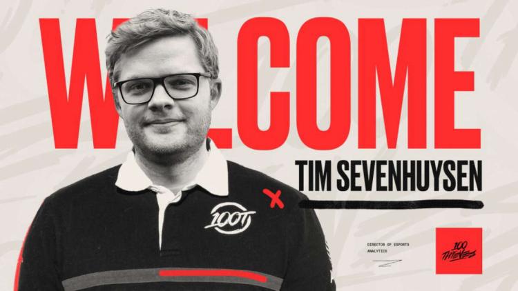 Tim Sevenhuizen zum Director of Esports Analytics bei 100 Thieves ernannt