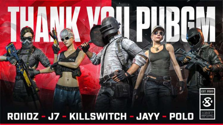 XSET hat sich von PUBG Mobile getrennt