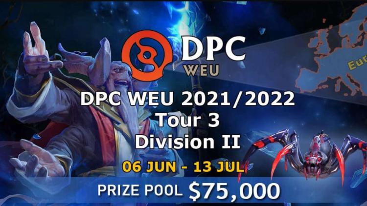 Die Spiele DPC 2021/2022 TOUR 3 WEU Division 2 beginnen in einer Stunde!