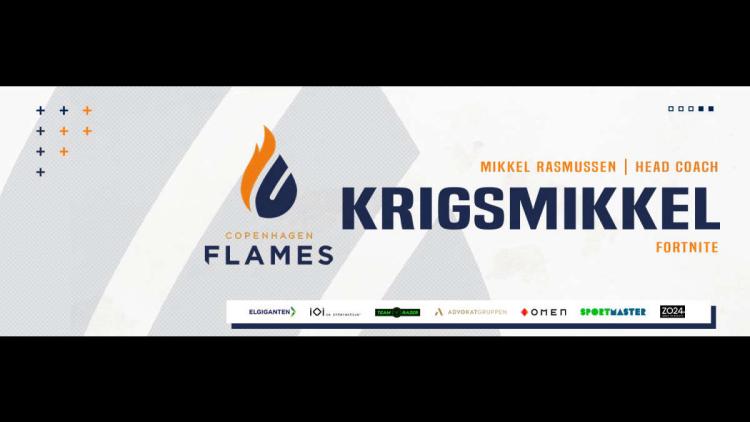 KRIGSMIKKEL trat als Trainer Copenhagen Flames zu Fortnite zurück