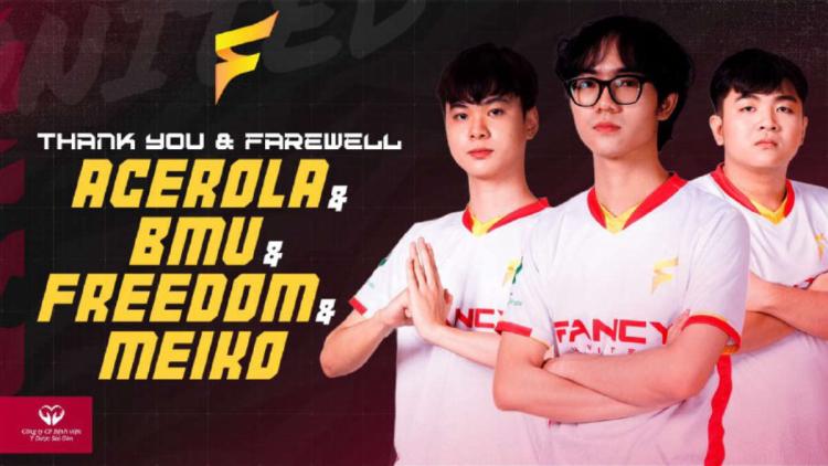 Acerola und BMV links Fancy United Esports