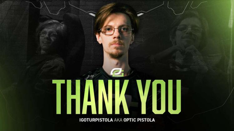 iGotUrPistola wurde aus seinem Vertrag mit OpTic Gaming entlassen