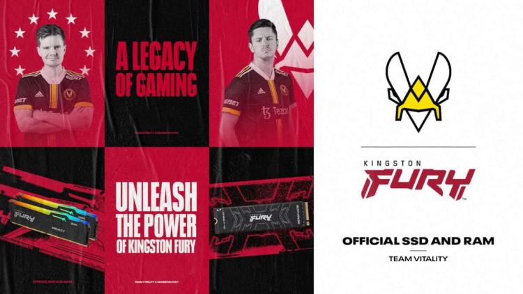 Kingston FURY wird ein neuer Partner Team Vitality