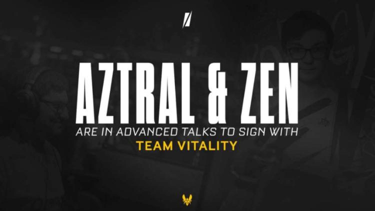 Team Vitality verhandelt mit AztraL und zen