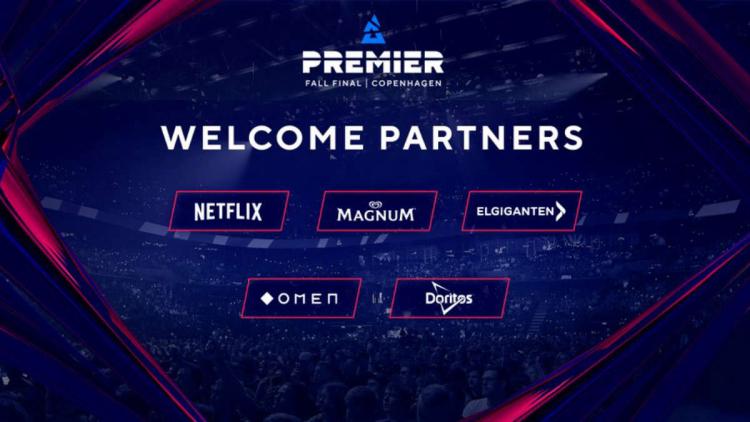 Netflix, OMEN, Elgiganten, Magnum und Doritos wurden Partner BLAST Premier Fall Finals 2022