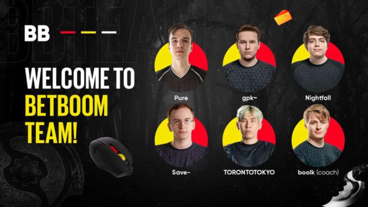 BetBoom Team enthüllte eine neue Aufstellung von Dota 2