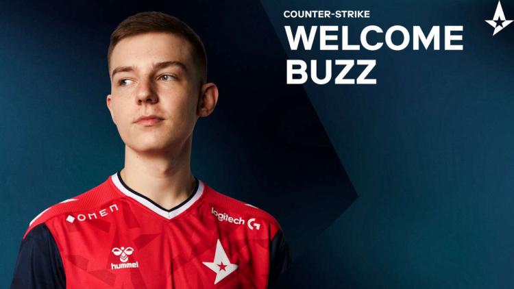 Buzz ist offiziell der Astralis beigetreten