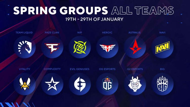 BLAST Premier Spring Groups 2023 findet vom 19. bis 29. Januar statt