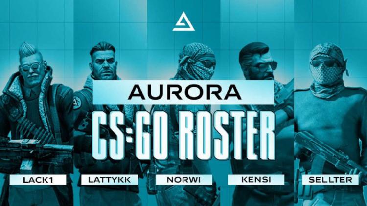 Aurora Gaming präsentierte die aktualisierte CS:GO-Liste