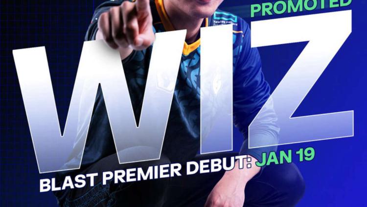 wiz wird beim bevorstehenden BLAST Premier Spring Groups 2023 für Evil Geniuses spielen