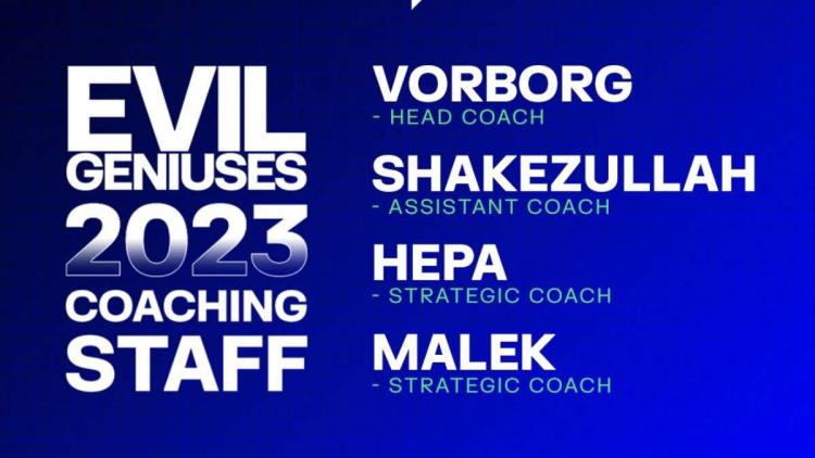 Shakezullah trat dem Trainerteam bei Evil Geniuses