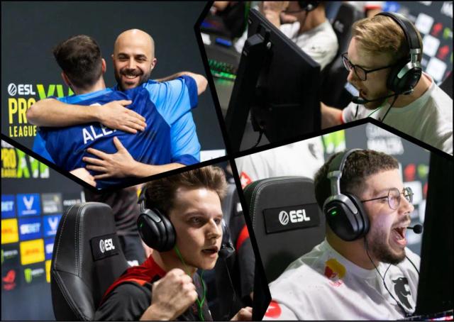 Wichtige Ergebnisse für Teilnehmer der Gruppe B bei ESL Pro League Season 17