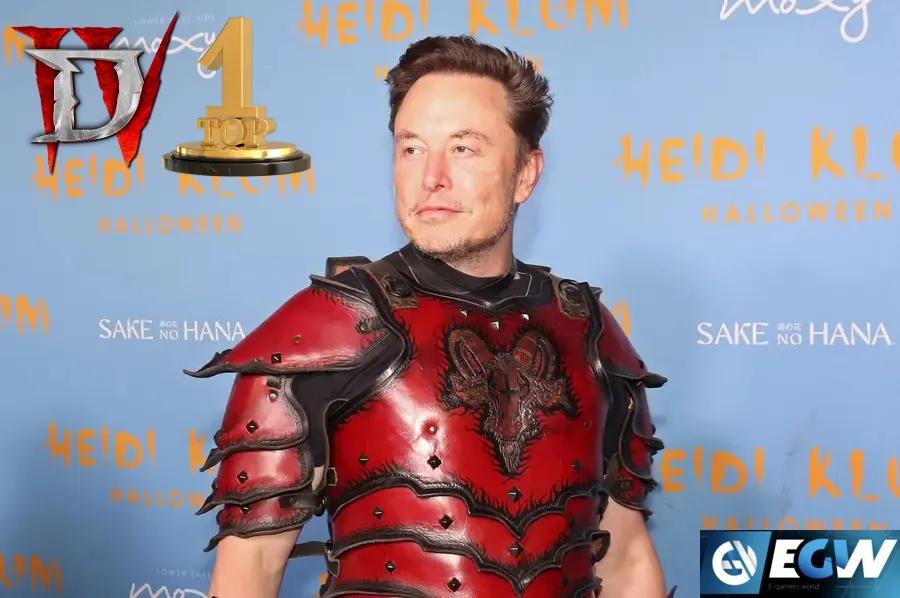 Elon Musk wird zum Anwärter für den besten Diablo 4-Spieler