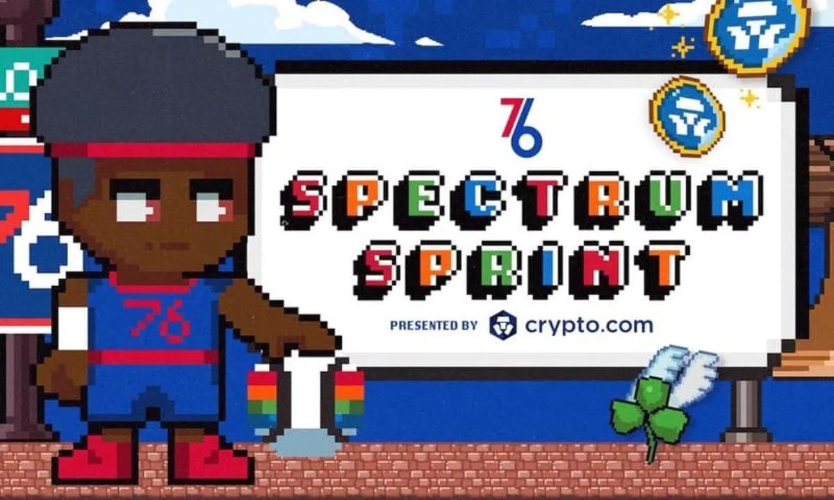  Philadelphia 76ers und Crypto.com präsentieren gemeinsam 'Spectrum Sprint', Teil der ersten Web3-Mobile-Videospielserie in der NBA