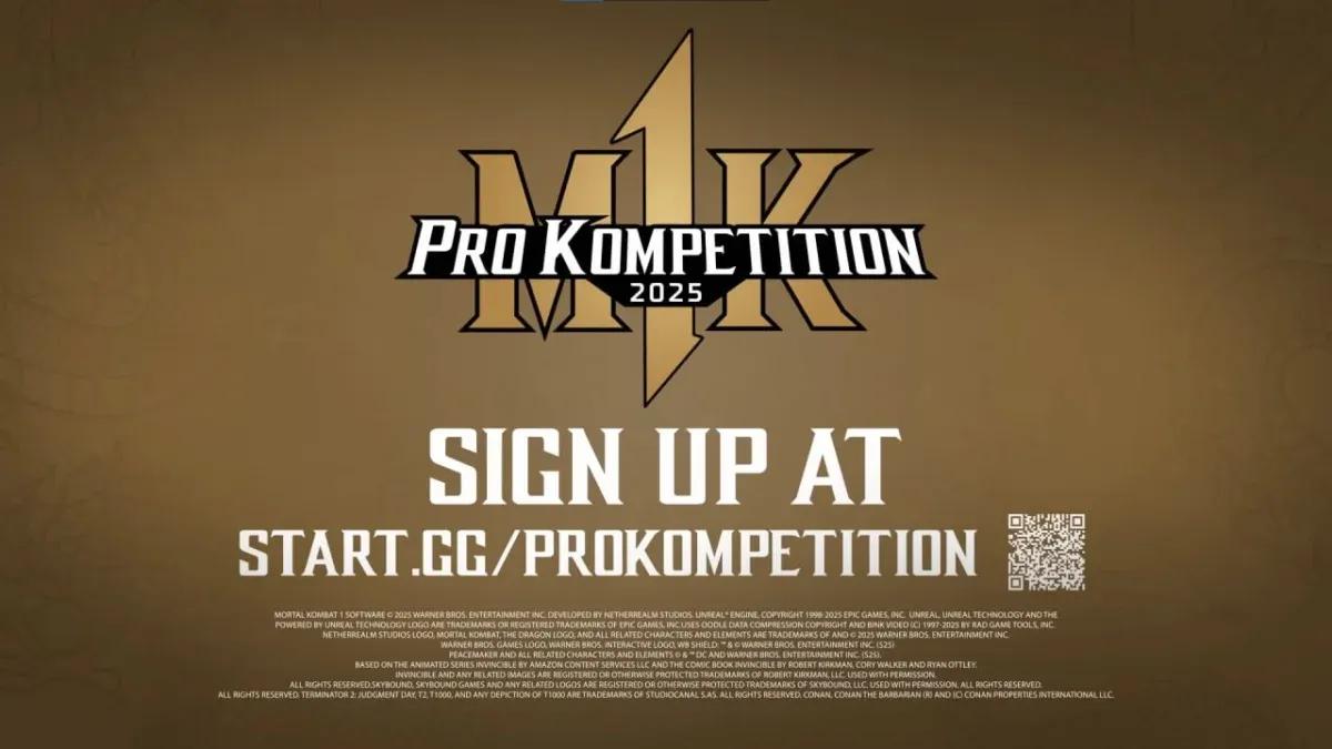 Das professionelle Mortal Kombat kehrt zurück: Entwickler kündigen die MK Pro Competition 2025-Serie an