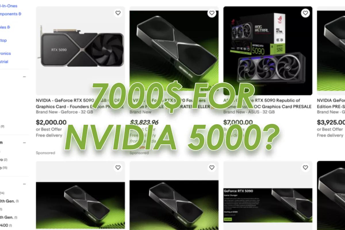 GeForce RTX 5090 auf eBay für bis zu 7.000 US-Dollar vor dem Start