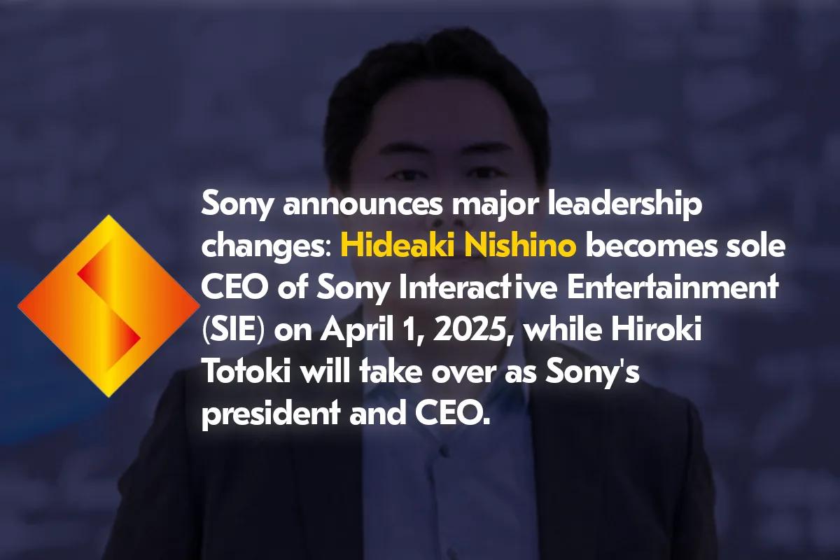 Hideaki Nishino wird alleiniger CEO von Sony Interactive Entertainment