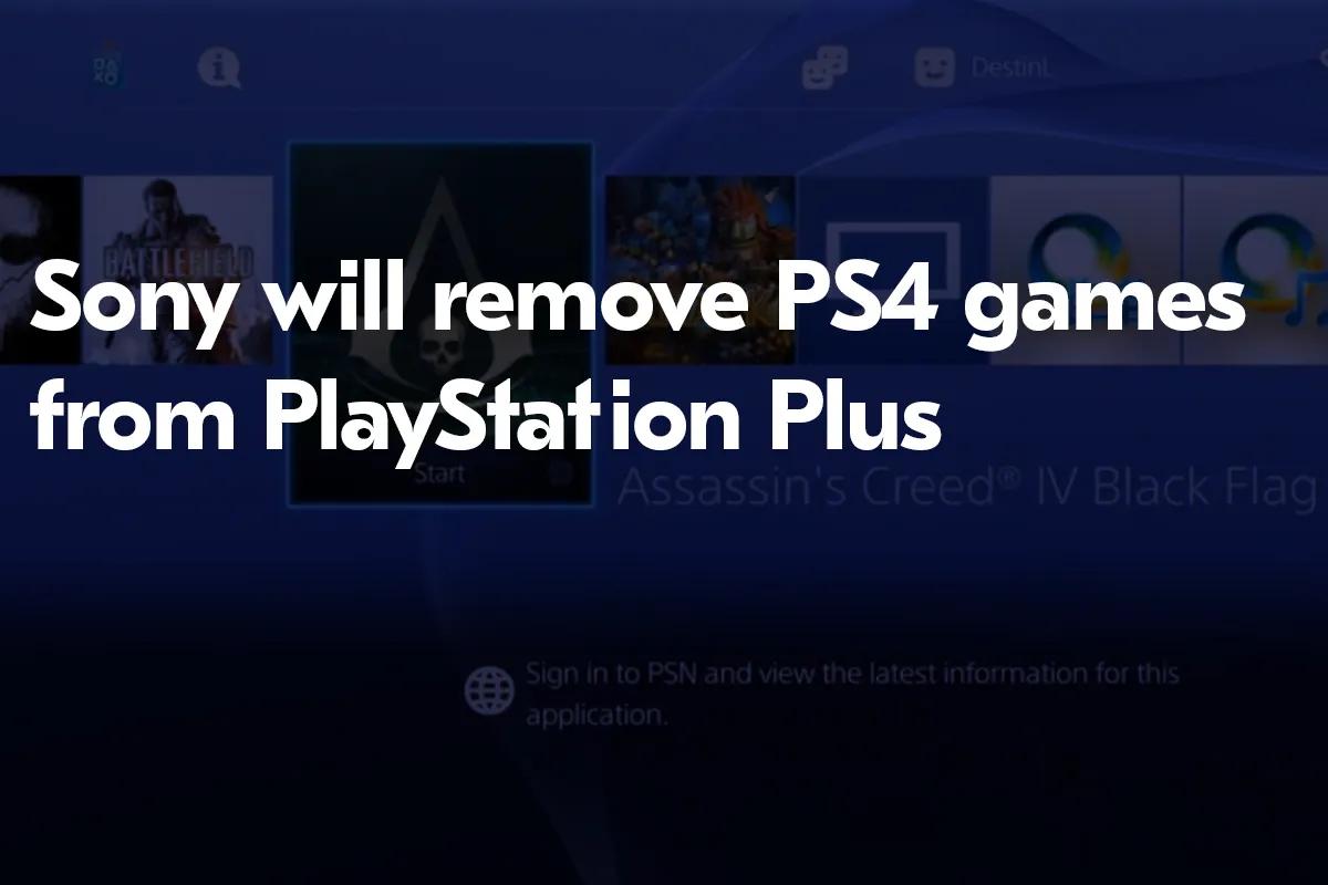 Sony entfernt ab Januar 2026 PS4-Spiele von PlayStation Plus