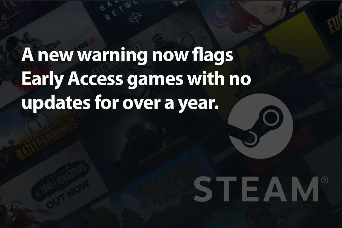 Valve führt eine Transparenzwarnung für vernachlässigte Early-Access-Spiele auf Steam ein