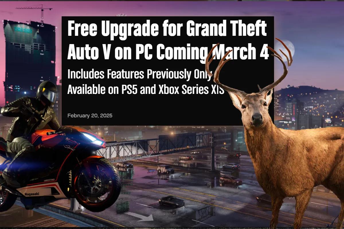 GTA 5 PC erhält ein riesiges kostenloses Upgrade - will Rockstar uns verarschen?