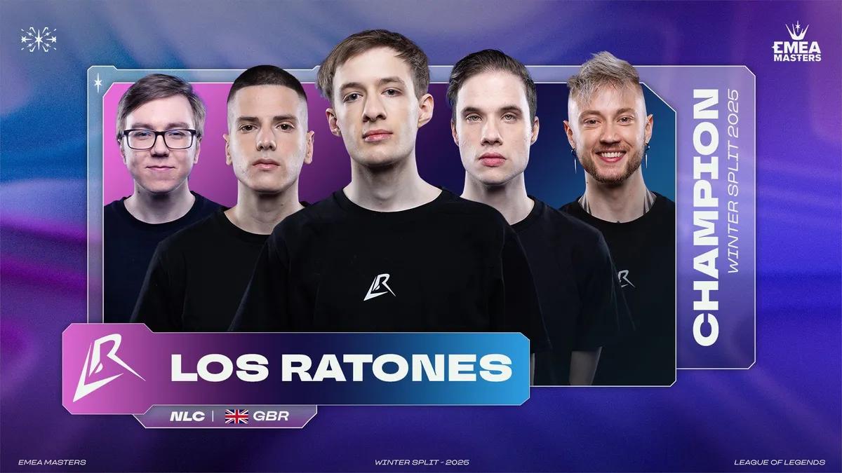 Unaufhaltsam: Los Ratones holen sich den EMEA Masters Winter 2025 Titel