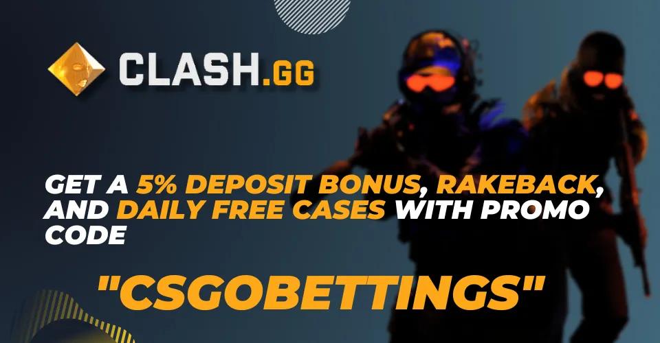 Clash.GG-Promo-Code „CSGOBETTINGS“, kostenlose Hüllen und Affiliate-Bonusangebote: Lohnt es sich?