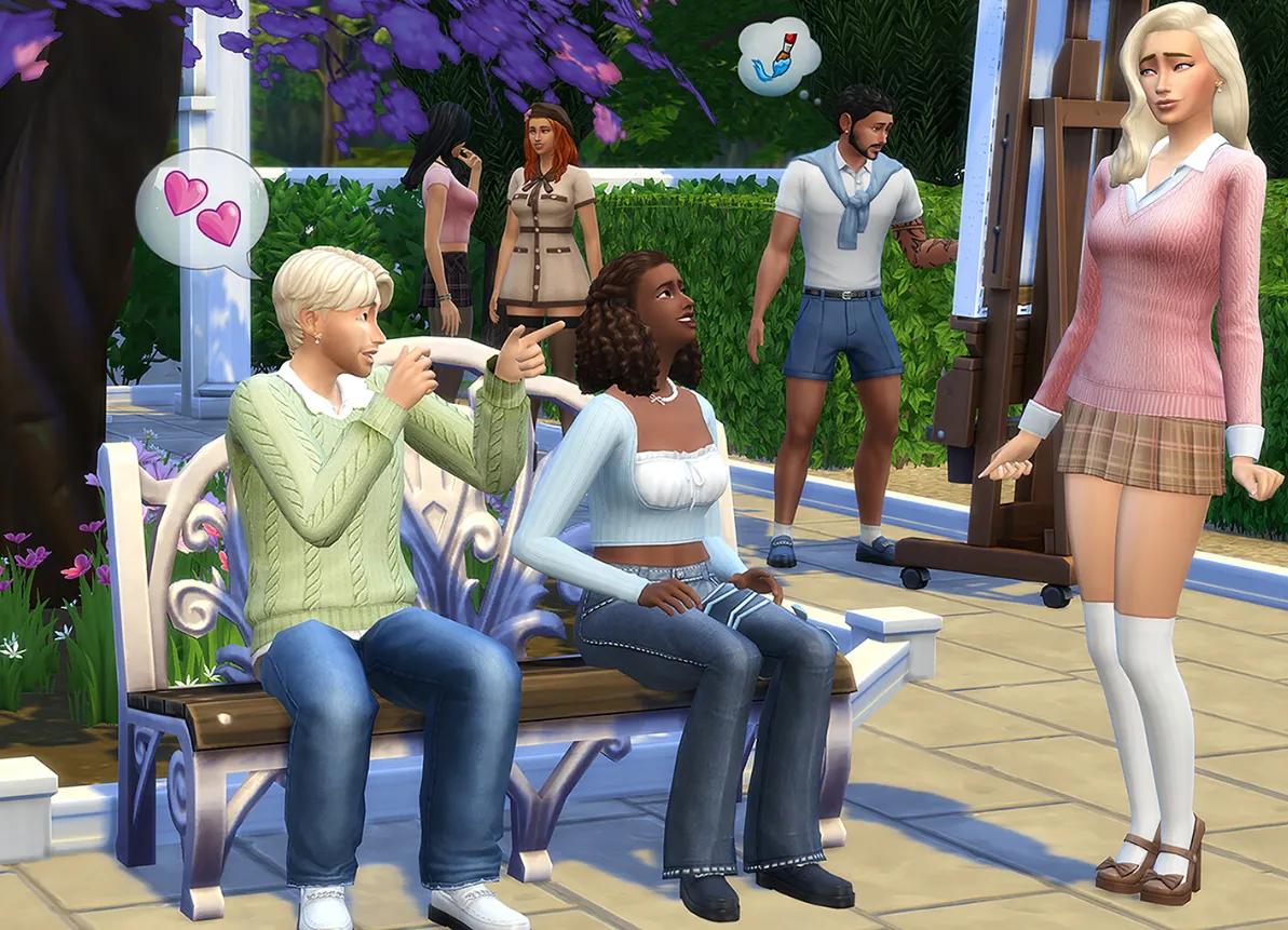 Sims 4 ist jetzt noch chaotischer, älter und irgendwie trendiger – und das Uni-Leben ist wieder voll im Trend