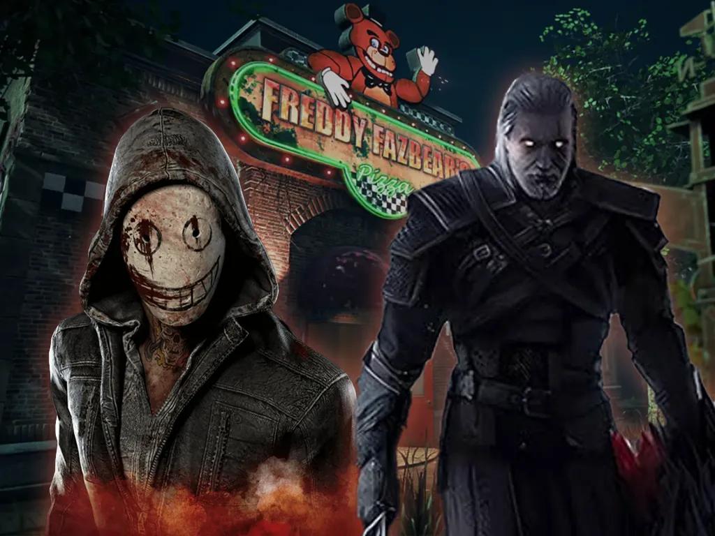 Dead by Daylight x Witcher x FNAF: Geralt, Springtrap und Pizza Deathtraps