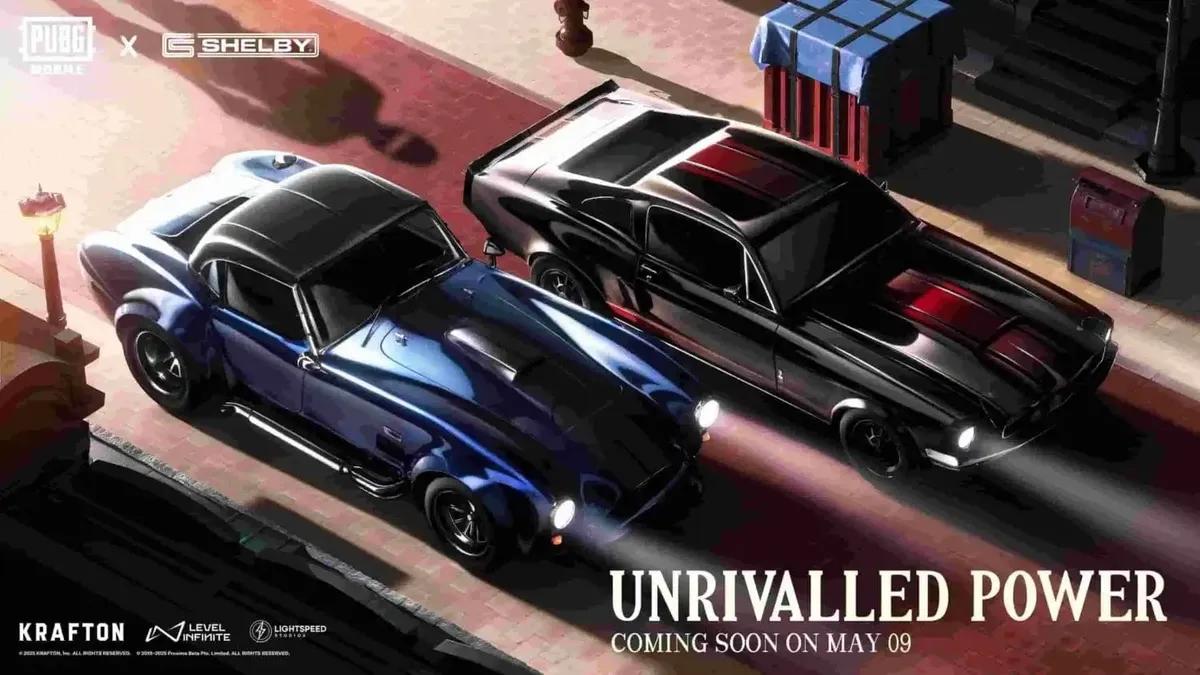 PUBG Mobile x Shelby American: Rasante Autos, individuelle Skins und exklusive Belohnungen im neuen Motor Cruise Event