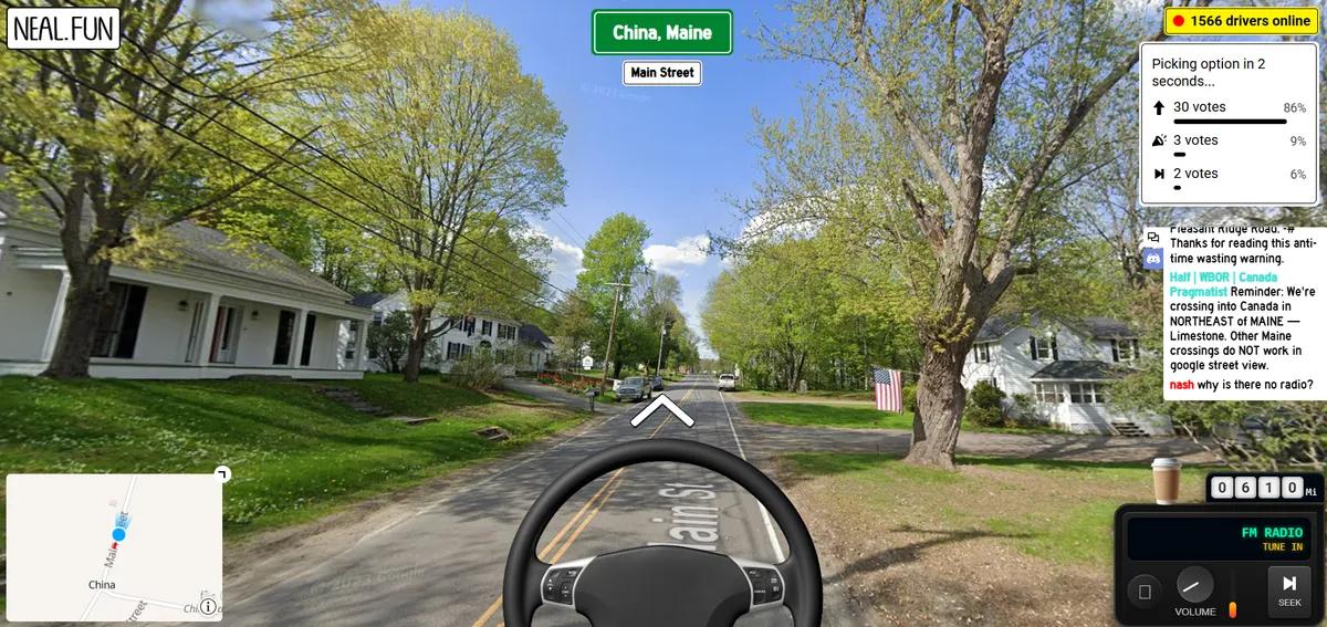 Internet-Roadtrip verwandelt Google Maps in ein Spiel