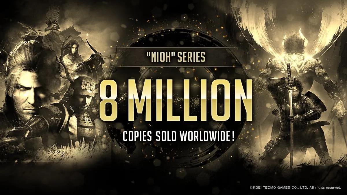 Die Gesamtverkäufe der Nioh-Serie haben 8 Millionen Exemplare überschritten.