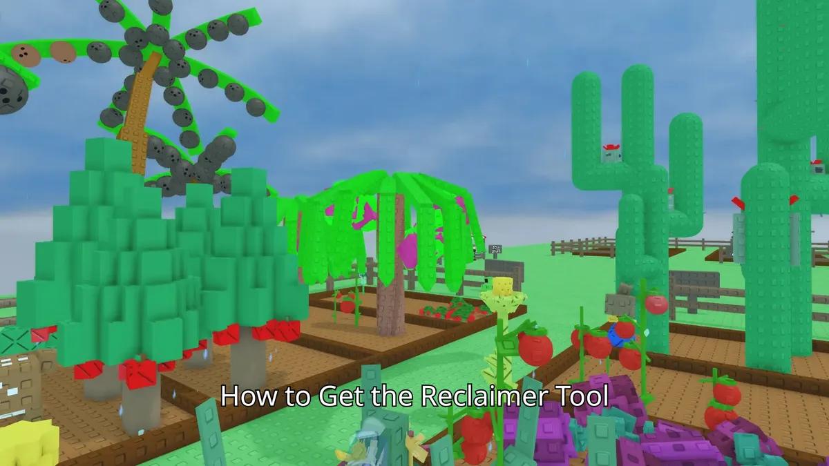 Roblox Einen Garten anlegen: Wie man das Reclaimer-Werkzeug bekommt