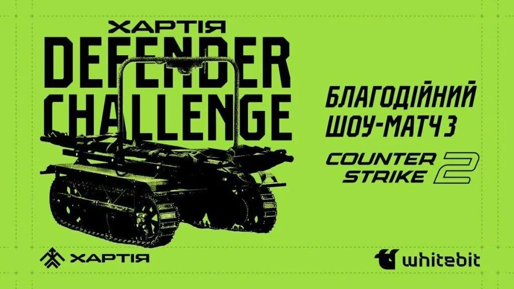 Khartia: Defender Challenge - Wohltätigkeits-Showmatch in CS2 zur Unterstützung der ukrainischen Frontline Tech