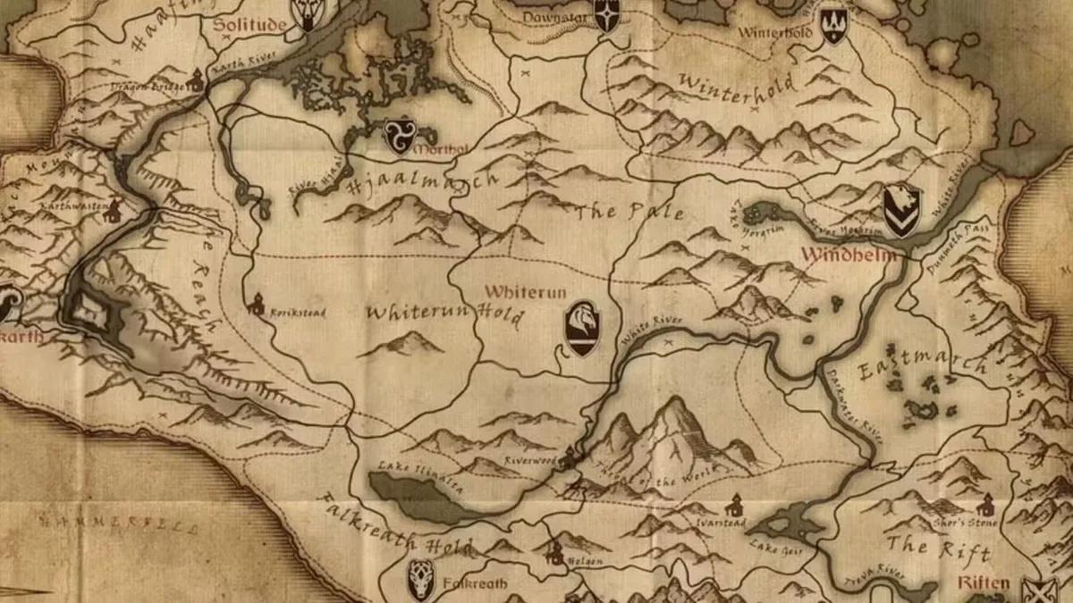 Ein LEGO Meister baut die gesamte Karte von Skyrim mit über 70.000 Steinen nach