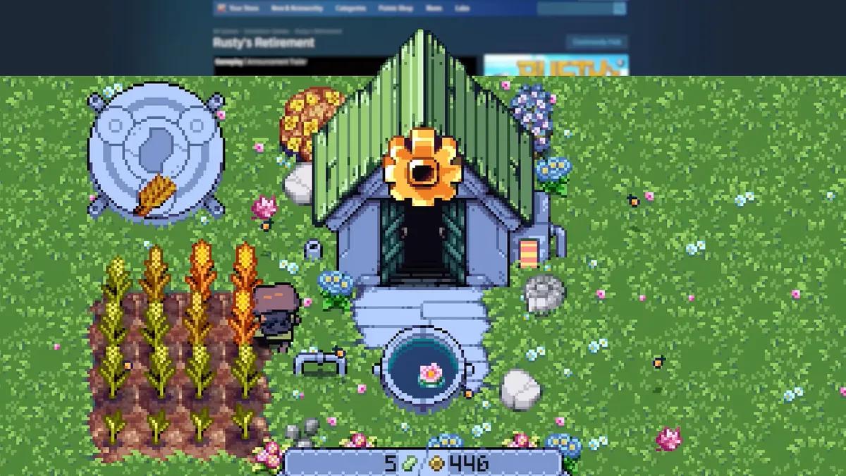 Rusty's Retirement Dev läuft nach einer halben Million Verkäufen immer noch auf demselben PC
