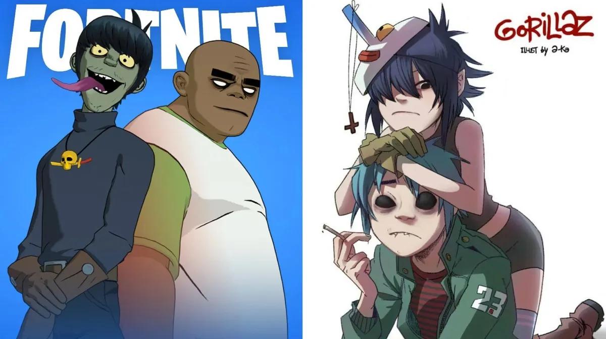 Gerüchten zufolge werden Gorillaz-Skins in Fortnite Festival Season 10 dabei sein