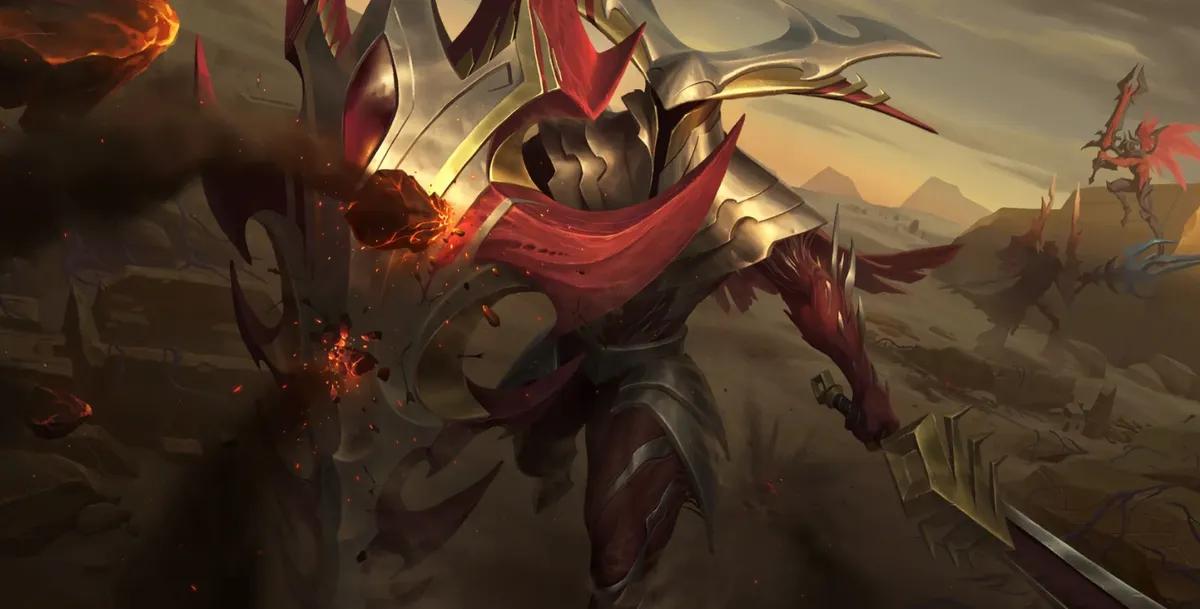 Gerücht: Erster Blick auf Zaahen, den neuen Darkin-Champion in League of Legends