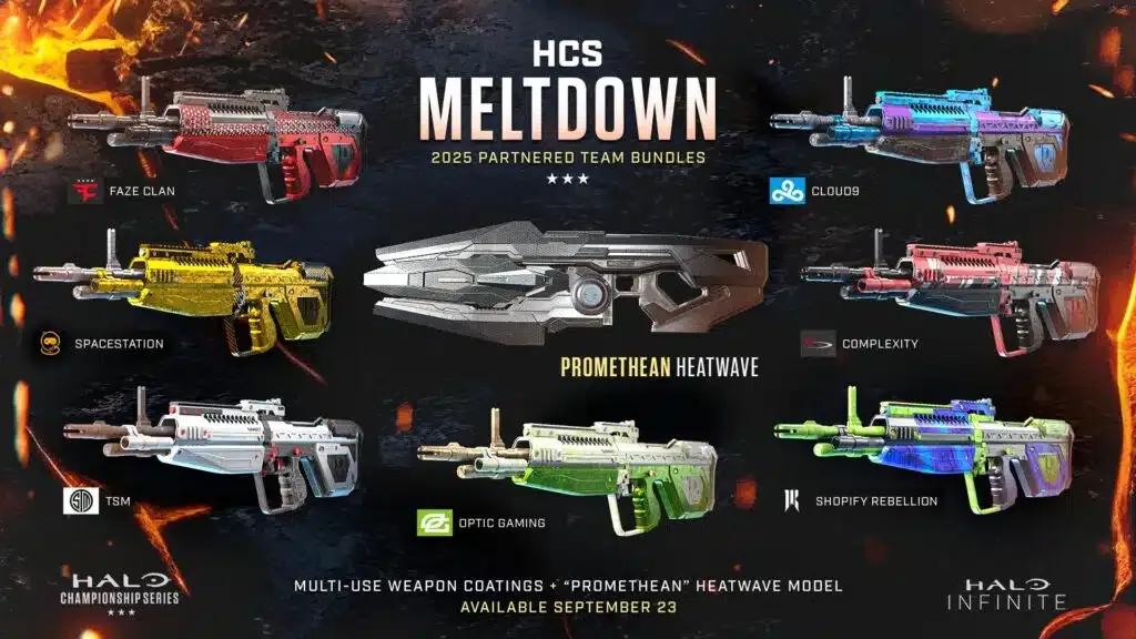Halo Esports HCS Meltdown Team-Pakete