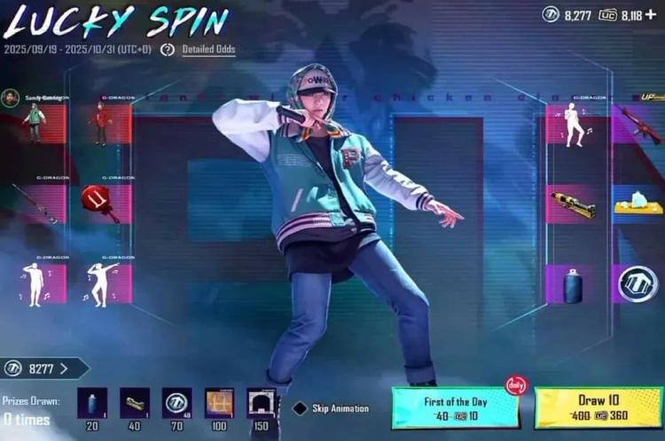 PUBG Mobile x G-Dragon-Zusammenarbeit: Lucky Spin, Belohnungen und exklusive Inhalte