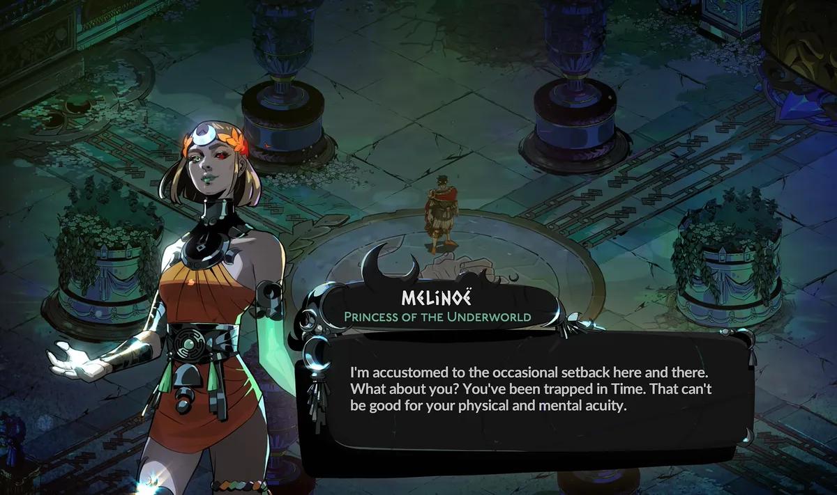 Der geheime neue Charakter von Hades 2 macht sich darüber lustig, dass Nektar gegen Andenken eingetauscht wird