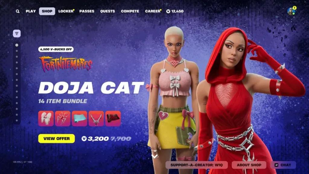 Wo findet man Doja Cat - die Mutter der Dornen - in Fortnite Kapitel 6 Saison 4