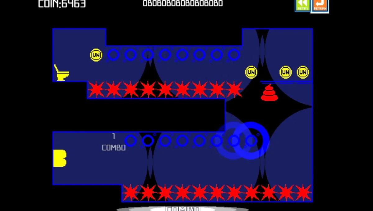 Unko Technica Demo lässt dich in 150 Retro-Levels als Poop spielen