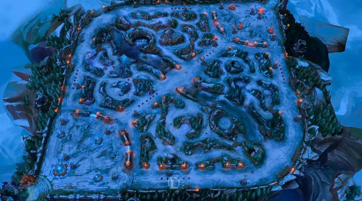 Winterkarte kehrt mit Patch 25.23 für League of Legends zurück