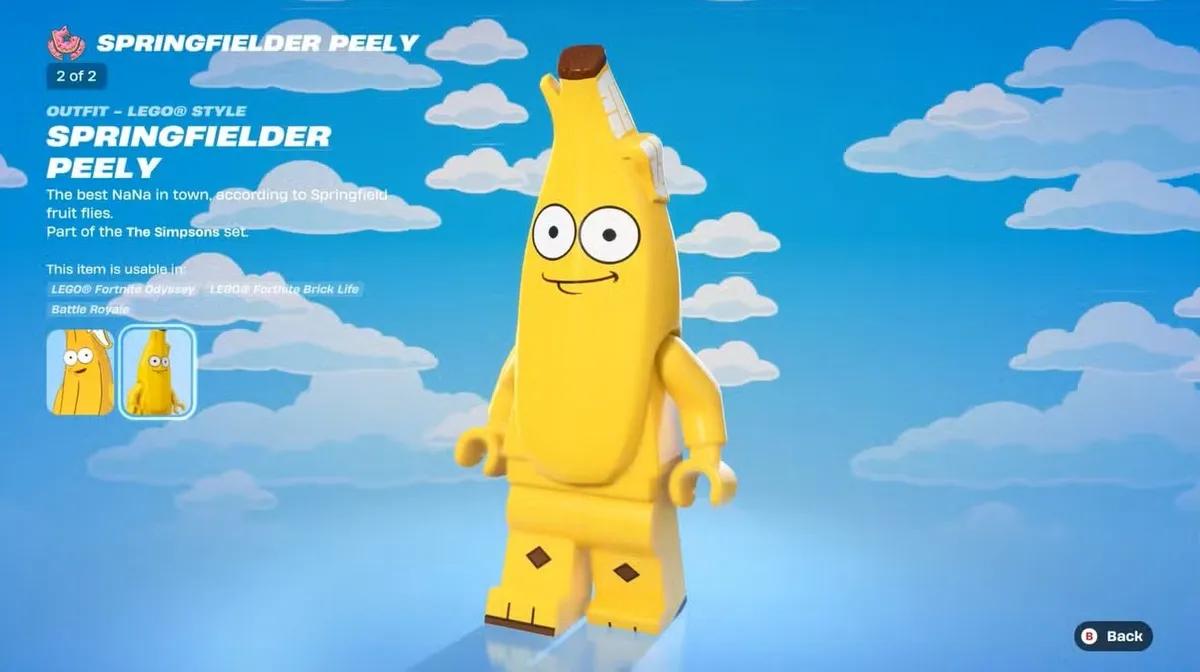 Fortnite x Die Simpsons: Wie man den kommenden Springfielder Peely Skin freischaltet